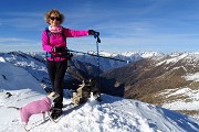 Sulle nevi di Arete (2227 m) e Valegino (2415) dal Forno di Cambrembo il 17 dicembre 2016 - FOTOGALLERY